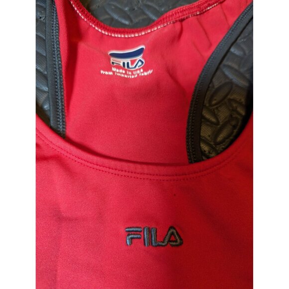 FILA Red/Blk Worn a few‎ times excellent condition racer back - Picture 2 of 5